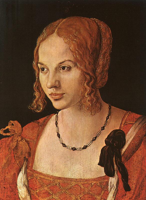 Albrecht Durer Portrait of a Young Venetian Lady oil painting image